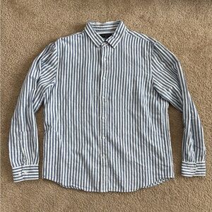 Banana Republic Blue Striped Shirt